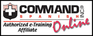 Authorized e-Training Affiliate of Command Spanish Online