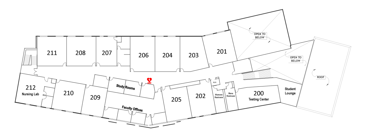 Central Campus AED Map