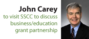 Carey to visit SSCC to discuss business/education grant partnership