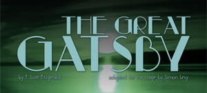 SSCC Theatre's banner for "The Great Gatsby"