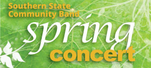 Banner for SSCC Band Spring Concert