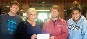 Image of Patriot Campus Ministries donating to support SSCC's instructor Gregory Lawson