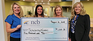 SSCC Awards NCB Minority Excellence Scholarship to Josie Hopkins, Alicia Robinson and Cae'don Brennan