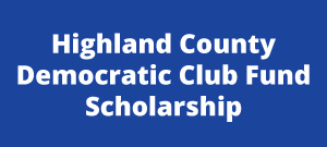 SSCC Foundation Awards Inaugural Scholarship from the Highland County Democratic Club Fund