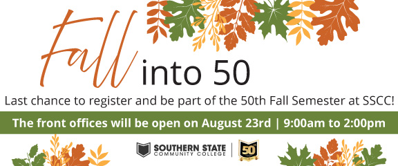 Fall into 50, August 23 registration event