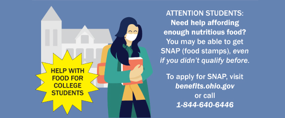 New Help with Food for College Students due to COVID-19.