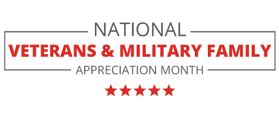 National Veterans and Military Family Appreciation Month