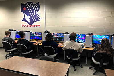 Students in the Esports Lab