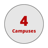 4 Campuses