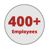 400+ Employees