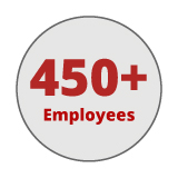 450+ Employees