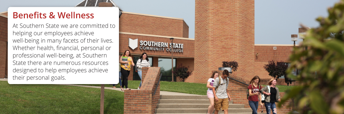 At Southern State we are committed to helping our employees achieve well-being in many facets of their lives.Whether health, financial, personal or professional well-being, at Southern State there are numerous resources to help employees achieve their personal goals.