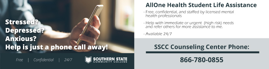 AllOne Health Student Life Assistance. Call 866-780-0855 for live support.