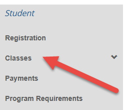 MyRecords Side Navigation