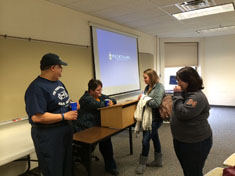 Phi Theta Kappa members at the Central Campus Orientation