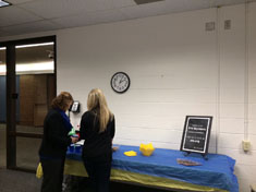 Phi Theta Kappa members at the Central Campus Orientation