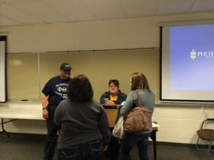 Phi Theta Kappa members at the Central Campus Orientation