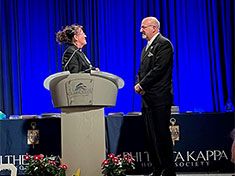 Dennis Kelly Recites PTK Oath