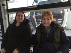 Brandy Yates and Connie Huber on The Capital Wheel