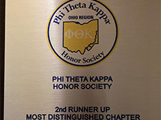 Ohio Region 2nd Runner up Most Distinguished Chapter