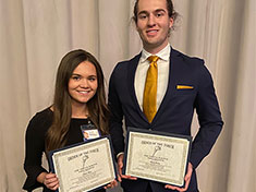 Alyssa Mays and Brock Morris, Most Distinguished Officer Team Nomination, Order of the Torch