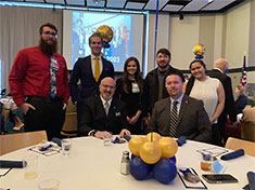 Back row: Alex Bradshaw, Brock Morris, Alyssa Mays, Jamison Reed, Racquel Browder. Front Row: Dennis Kelly. Steve Cukovecki WC