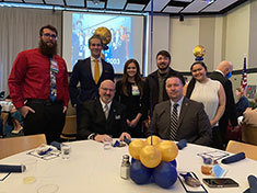 Back row: Alex Bradshaw, Brock Morris, Alyssa Mays, Jamison Reed, Racquel Browder. Front Row: Dennis Kelly. Steve Cukovecki WC